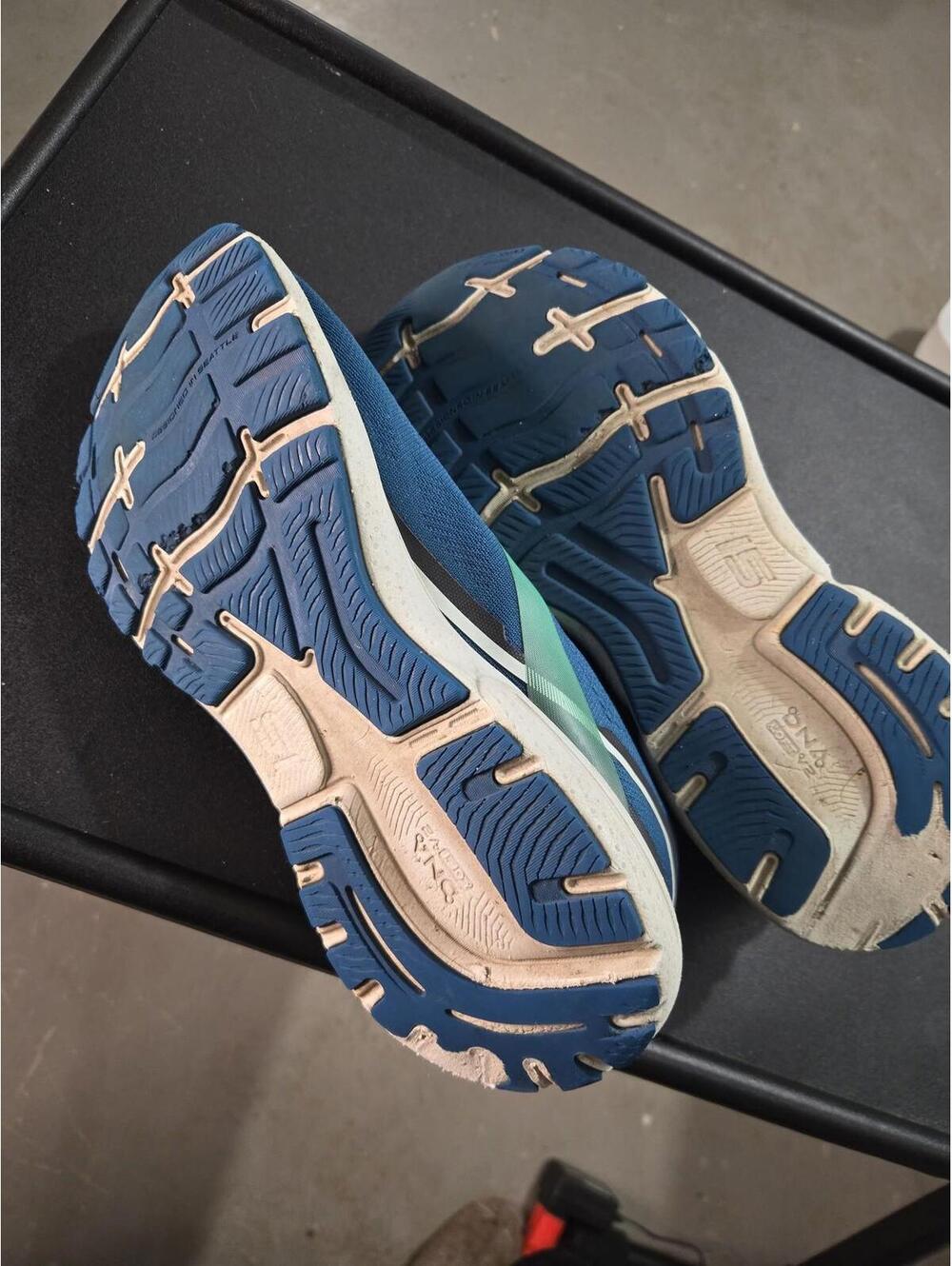 Brooks Ghost 15 Men's Running Shoes Blue/Green Size 10.5 - Picture 5 of 6